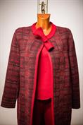 CARDIGAN CHANEL SCOZZESE VELOUR GIUSI BORDO 3 COLORI VELUR