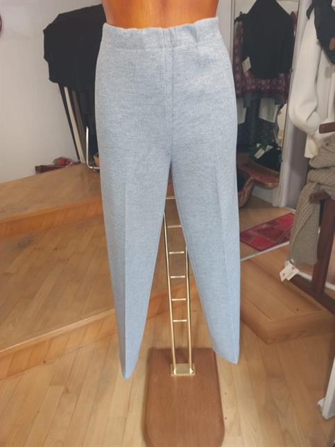 PANTALONE M.T.LICRA LINEA RETTA GRIGIO PERLA IGUAN